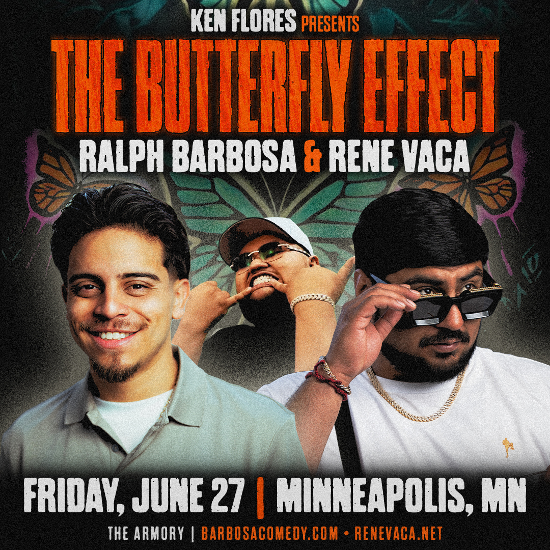 🎭 Lights, laughs, and more laughs!! Ralph Barbosa &amp; Rene Vaca hit the stage this Friday! Don’t miss out! 

🎫: ArmoryMN.com