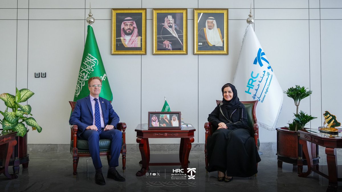 د. هلا بنت مزيد التويجري (@altuwaijrihala) on Twitter photo I met with H.E. <a href="/JPLinteau/">JP Linteau</a>, Ambassador of Canada to the Kingdom. We had a meaningful exchange on areas of cooperation in the field of #HumanRights, and reflected on the Kingdom’s ongoing progress and achievements, guided by a clear national vision and the steadfast support of its I met with H.E. <a href="/JPLinteau/">JP Linteau</a>, Ambassador of Canada to the Kingdom. We had a meaningful exchange on areas of cooperation in the field of #HumanRights, and reflected on the Kingdom’s ongoing progress and achievements, guided by a clear national vision and the steadfast support of its