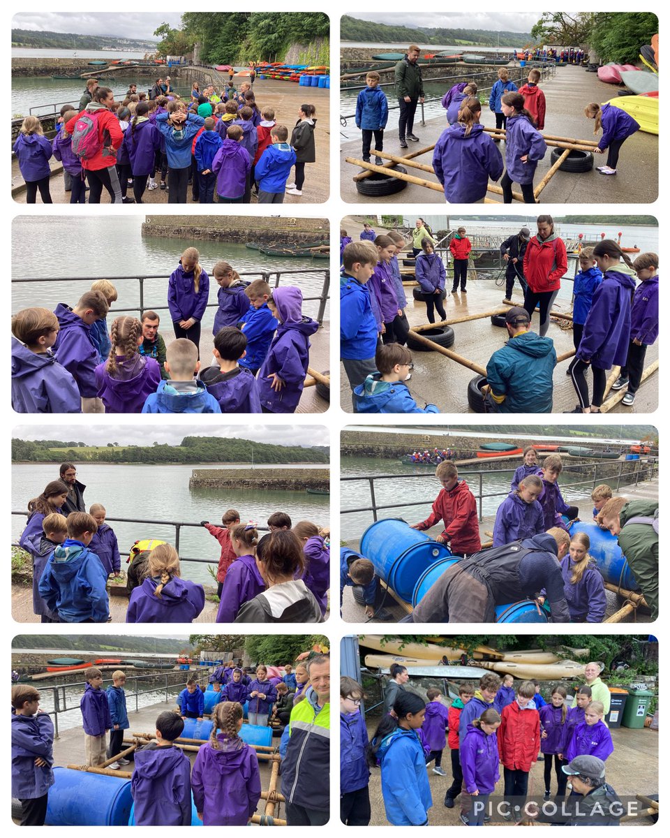 bhhjunior's tweet image. Year 6 spent the morning raft building - working as a team to construct a stable vessel! @OakTreesMAT #collaboration