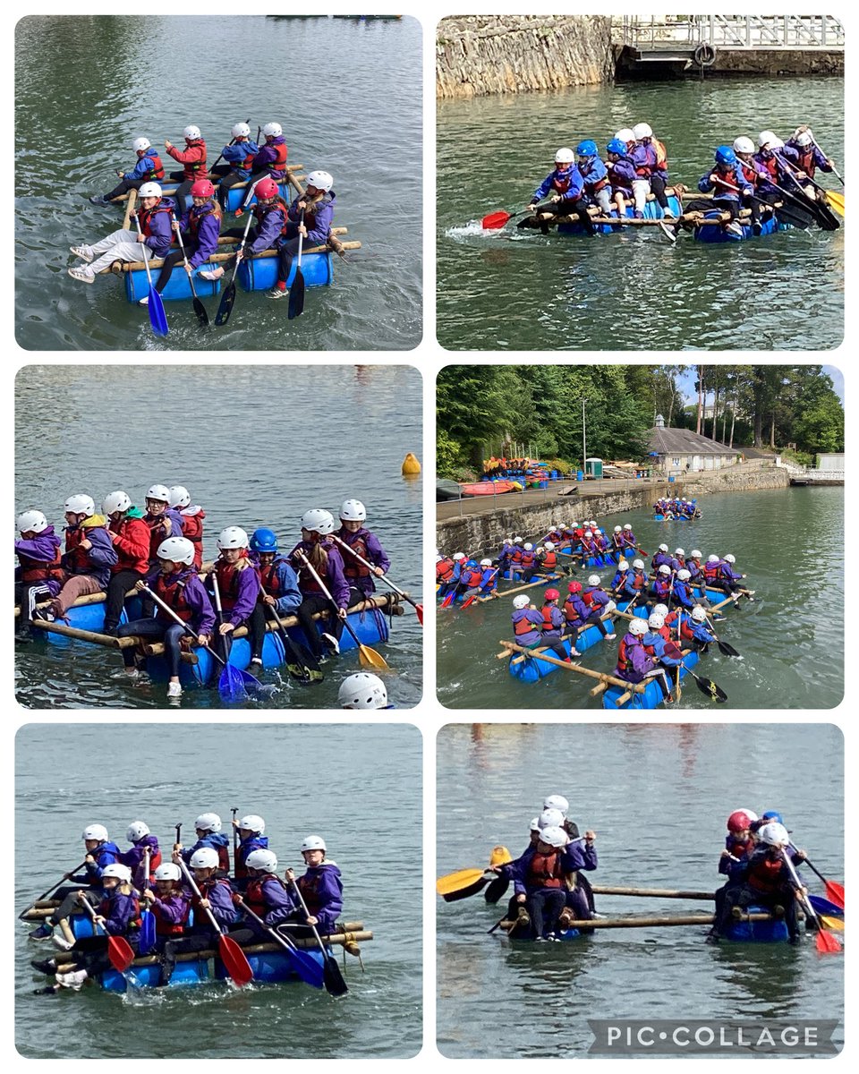 bhhjunior's tweet image. Year 6 spent the morning raft building - working as a team to construct a stable vessel! @OakTreesMAT #collaboration