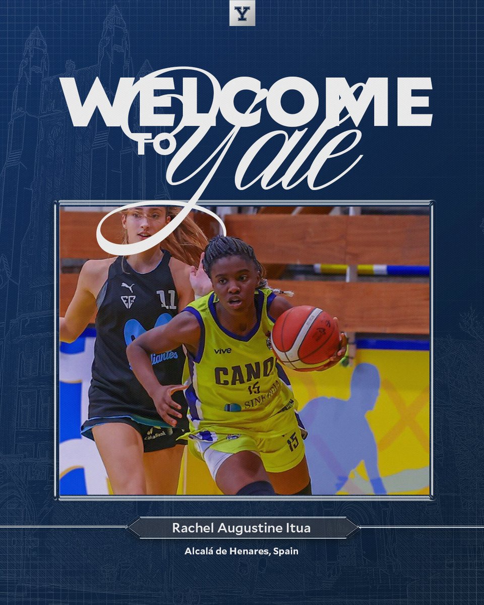 🙌 It is time to start introducing our incoming first-years!

Welcome 𝗥𝗮𝗰𝗵𝗲𝗹 𝗔𝘂𝗴𝘂𝘀𝘁𝗶𝗻𝗲 𝗜𝘁𝘂𝗮!

⛹️‍♀️ Guard/Forward
📍 Alcalá de Henares, Spain
🏫 IES Antonio Machado
⭐ U18F top 10 in two-pointers 2023-24, 2024-25  

#ThisIsYale