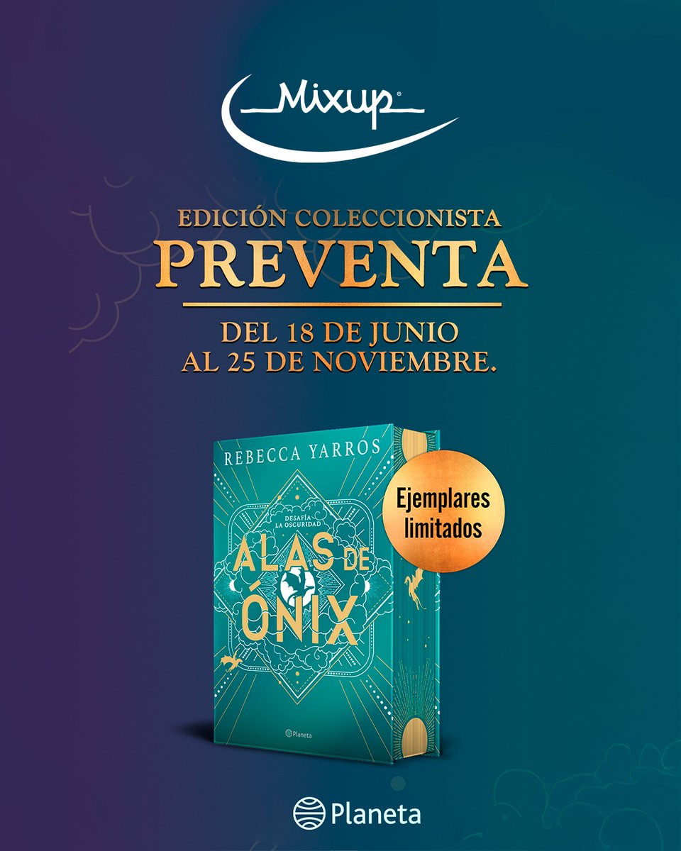Una tormenta se aproxima y no todos sobrevivirán a su furia. 

Preventa de "Empireo 3. Alas De Onix Ed. Col. Lmtd de #RebeccaYarros disponible en #Mixup:
mixup.com/empireo-3--ala…