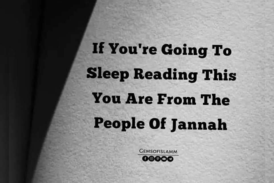 Cool_Ustaz's tweet photo. ▫️Before you sleep recite this.👇

▫️Beautiful Reminder 🤍🕊 https://t.co/tqYL6nTPqn
