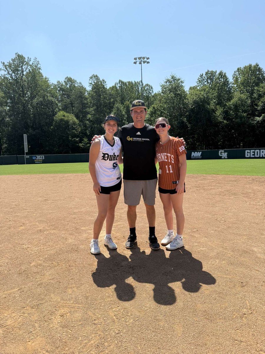 Thank you Coach Walker <a href="/jmrw20/">Justin Walker</a> for a great camp this week! I learned a lot of great things especially with catching. I even got to go to it with one of my high school teammates <a href="/brooklyn11mason/">Brooklyn Mason 2027</a>!
<a href="/MasonSoftball/">George Mason Softball</a> <a href="/LadyDukesGhent/">Lady Dukes Ghent/Blackmon 16U</a>