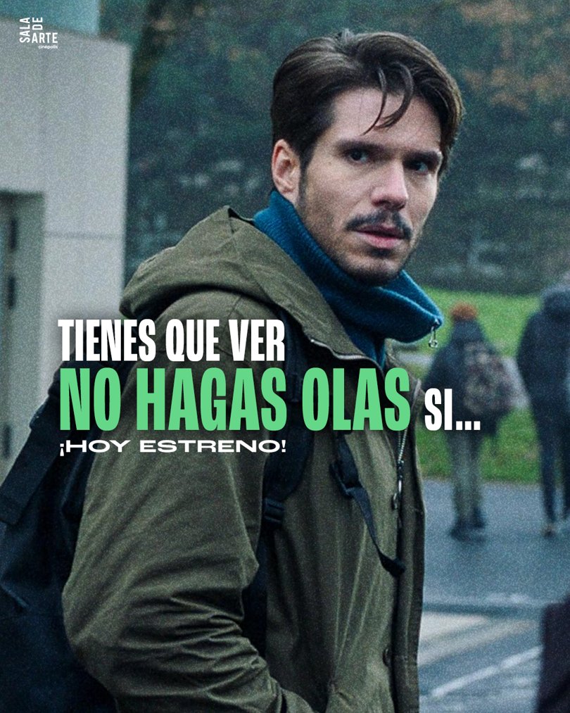 Cinepolis's tweet photo. ¿Culpable o inocente? Un drama real que podría suceder en cualquier momento. 👨‍🏫 #NoHagasOlas se estrena hoy. 🍿🎬 @SaladeArtecine 

Compra aquí tus boletos 👉 https://t.co/n3FnXz5wtI https://t.co/YpRboT4XWC