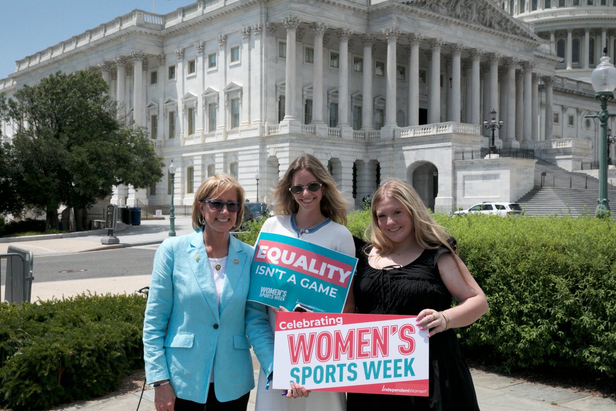 Rep. Claudia Tenney (@reptenney) on Twitter photo Since Title IX, we've seen explosive growth in women's sports.
Today, <a href="/SenJoniErnst/">Joni Ernst</a> & I reintroduced a resolution designating the week of June 23 as National Women’s Sports Week to celebrate progress & fight to protect women's sports for future generations. Since Title IX, we've seen explosive growth in women's sports.
Today, <a href="/SenJoniErnst/">Joni Ernst</a> & I reintroduced a resolution designating the week of June 23 as National Women’s Sports Week to celebrate progress & fight to protect women's sports for future generations.