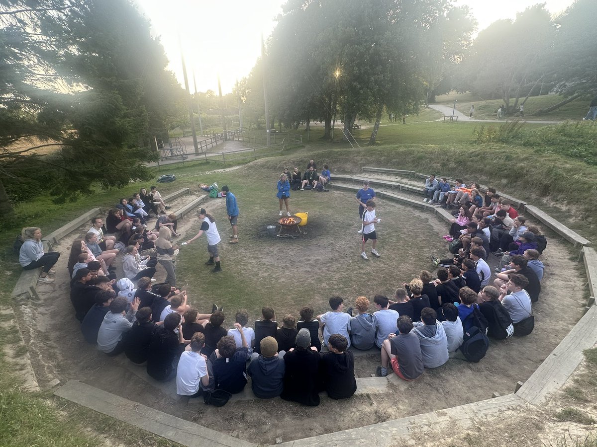 Evening activity time at PGL and we are entering into a massive game of werewolf! The fun doesn’t stop until bed time ##BHPGL2025
