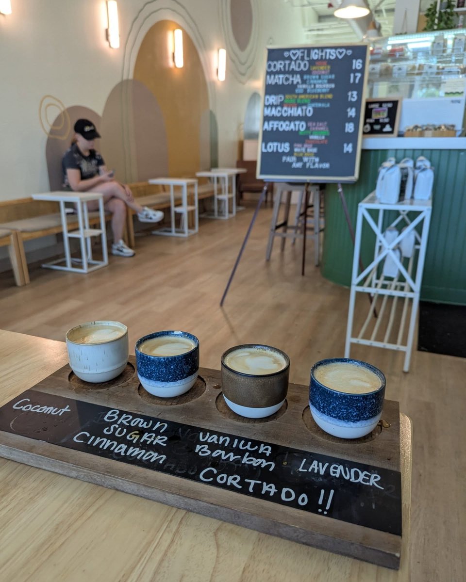 No need to pick just one. Have a flight at these spots for a lineup of delicious sips. 

📍Mighty Pine Brewing, Port Angeles
📍Neighborhood Cafe, Tukwila
📍Fruitland Valley Vineyard, Fruitland
📍Visible Coffee Roasters, Everett

📸 2: seattlesouthside, 4: sunay_hobbyist | IG