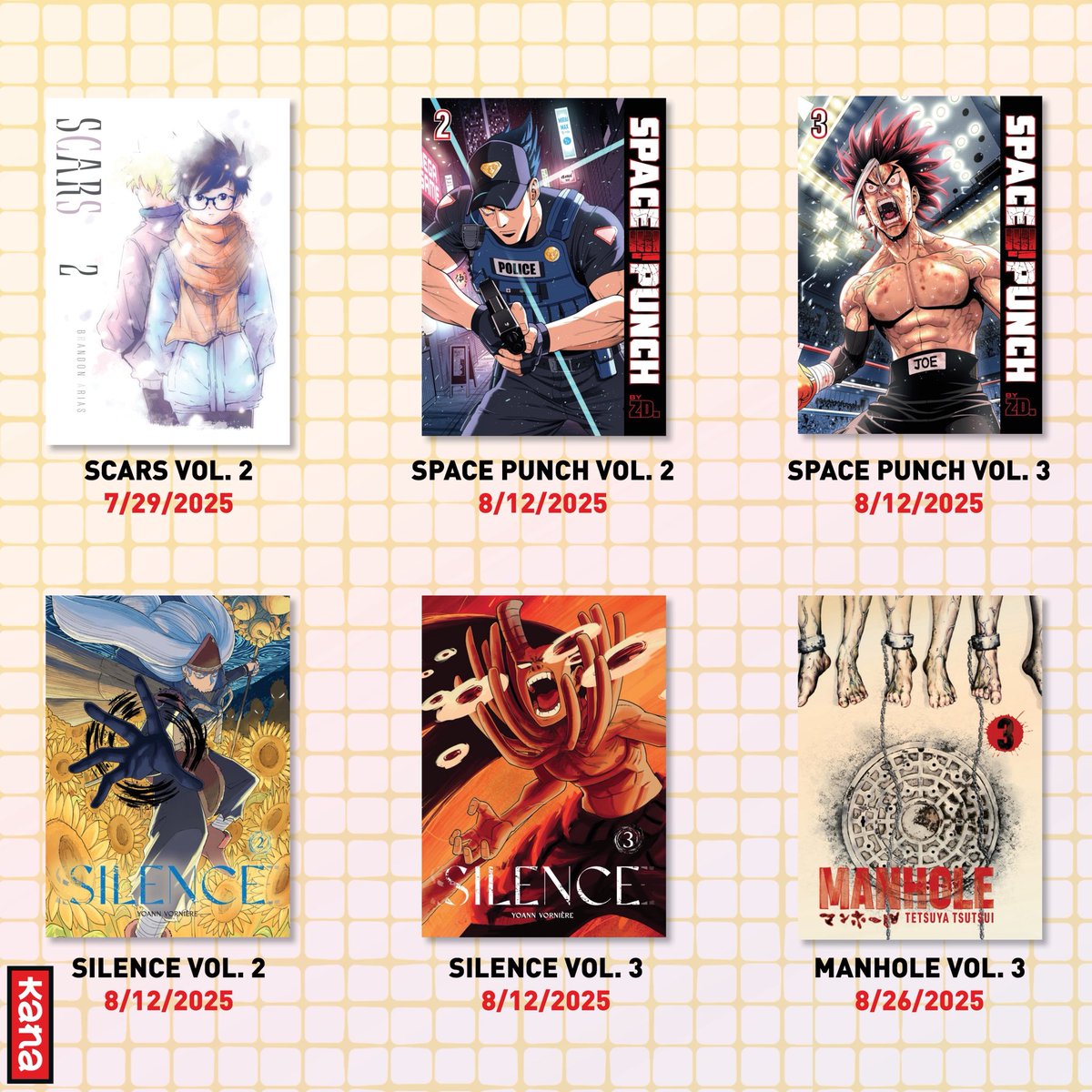 AbramsComicArts's tweet image. We have some exciting manga being released in 2025 from @kanamanga_us
From art thieves to witches and space adventures! Here is a full list of what you can look forward to!
#Manga #CityHunter #CatsEye #Witches #Dystopian #SciFi #Fantasy