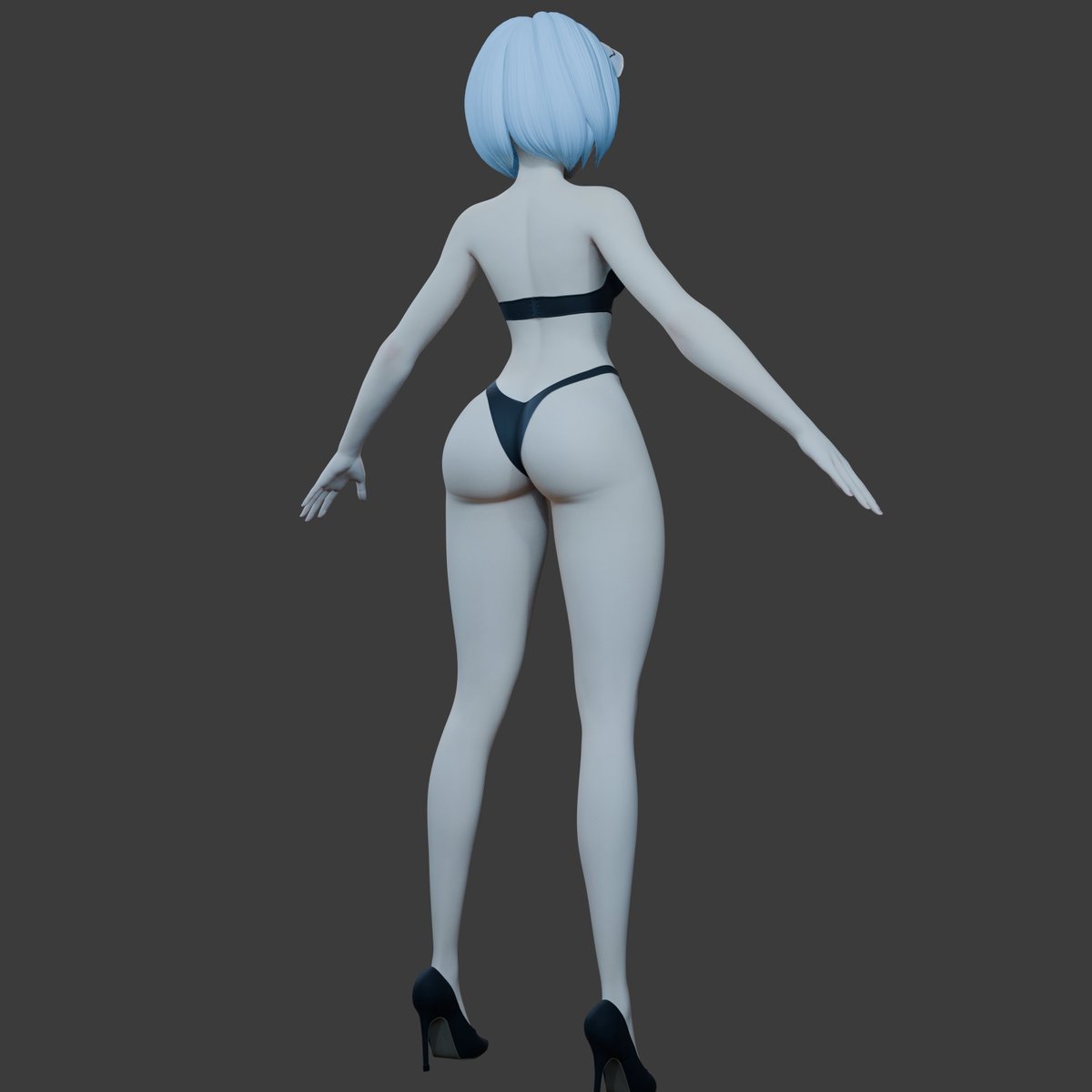 Hey guys! Here is almost the final version of Rei!the last version didn't even had a body lol but now she is almost ready for the action 😉