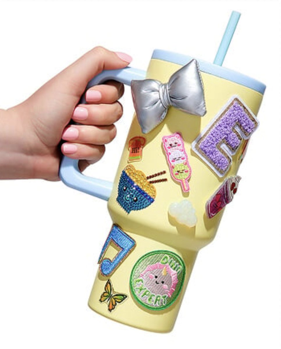 Looking for a fun DIY project this summer? ☀️ Swing by Claire’s and grab all the sparkly patches and accessories to upgrade your tumbler (or backpack or phone case or anything else!) and make it your own 💅✨
-
📷 <a href="/claires/">Claire's</a>