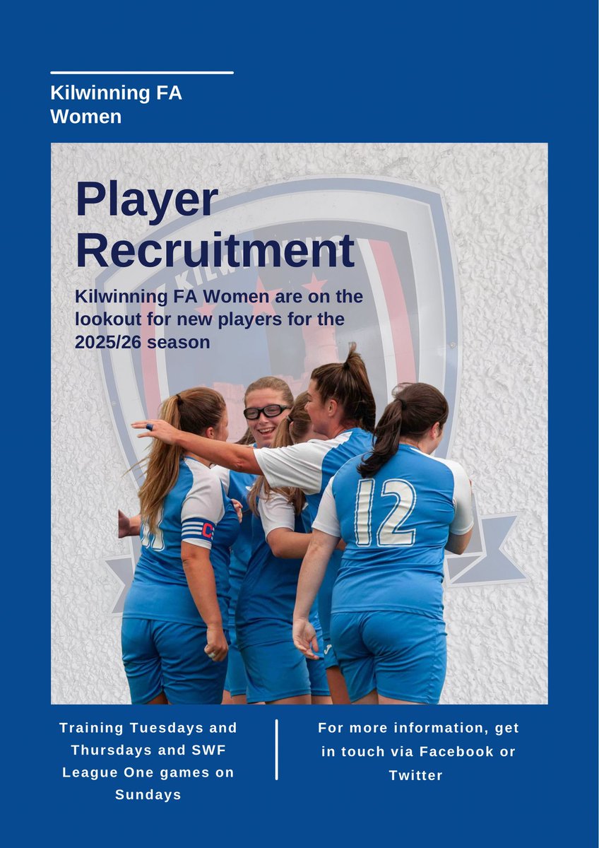 With pre-season training well underway, we are recruiting new players for the 2025/26 Barclays SWF League One Season! As we enter our second season in the National Leagues, we are looking to build upon the success we had last season.