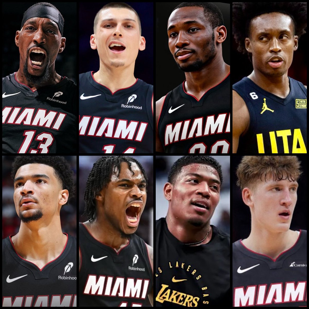 Miami Heat had an A+ draft, now it’s time to build rest of the roster:

- Re-sign Davion Mitchell long term
- Wiggins for Rui, Gabe and 2031 FRP
- Duncan and swap S&amp;T for Kuminga
- Rozier/Jaime for Collin Sexton

Improved young and athletic team for next season.
