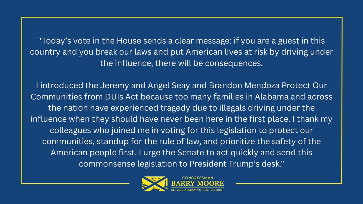 Rep. Barry Moore (@repbarrymoore) on Twitter photo 