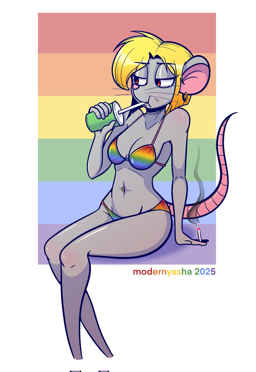 ModernYasha's tweet photo. Happy Pride Month! https://t.co/cdgKznhUGK