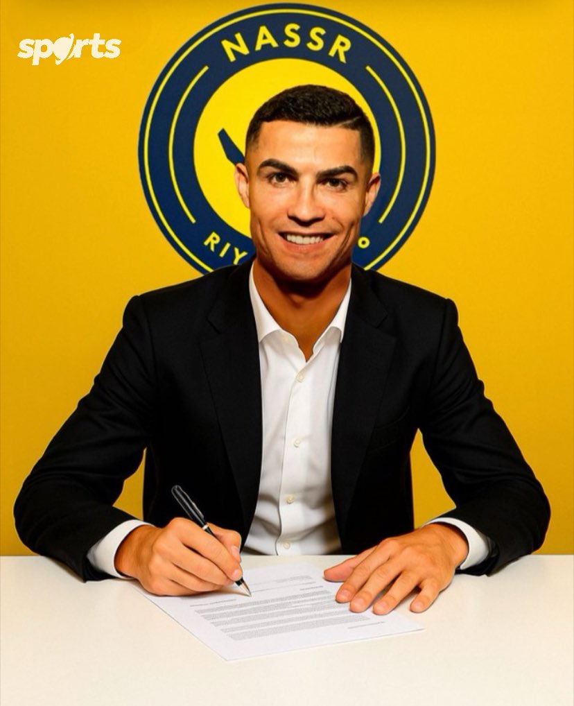 planetsports_tv's tweet photo. 🚨 OFICIAL: Cristiano Ronaldo CONTINÚA con Al Nassr ✍️🇸🇦 https://t.co/CMCPsbpxFq