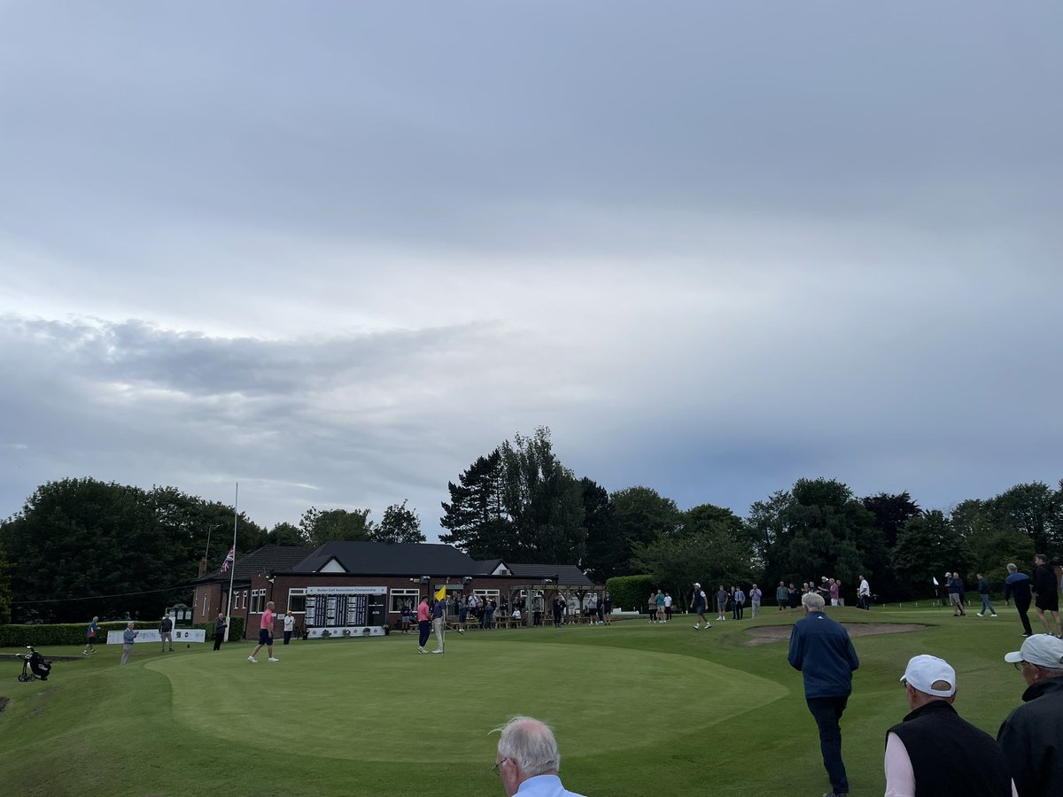 After a great chip on the 18th Anthony Stirling has won his 3rd BGA Championship with a close win over Gary Ash.

There was some fantastic golf played by both players all week!

Thanks to everyone who has helped and supported and Breightmet for hosting. The course was fantastic