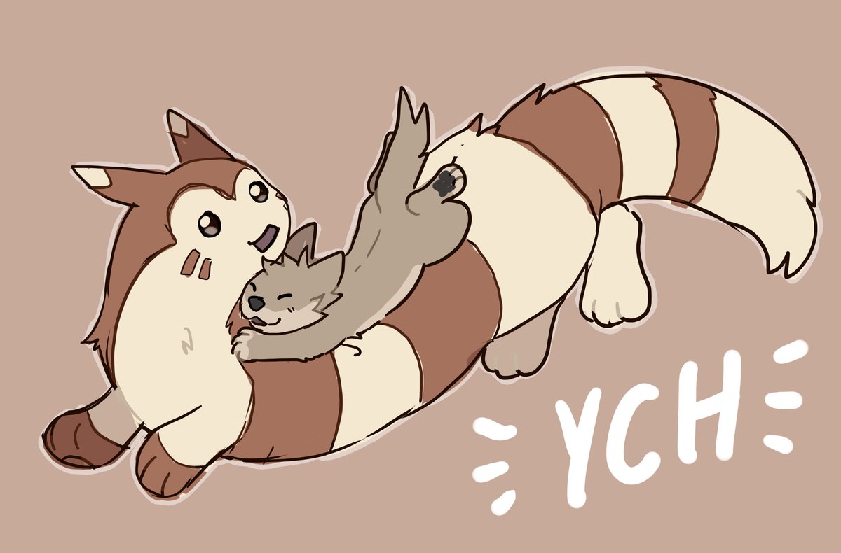 made some new Pokemon ych as well as still have a left over!

Ninetails: £45
Typhlosion family : £ 55
furret: £30