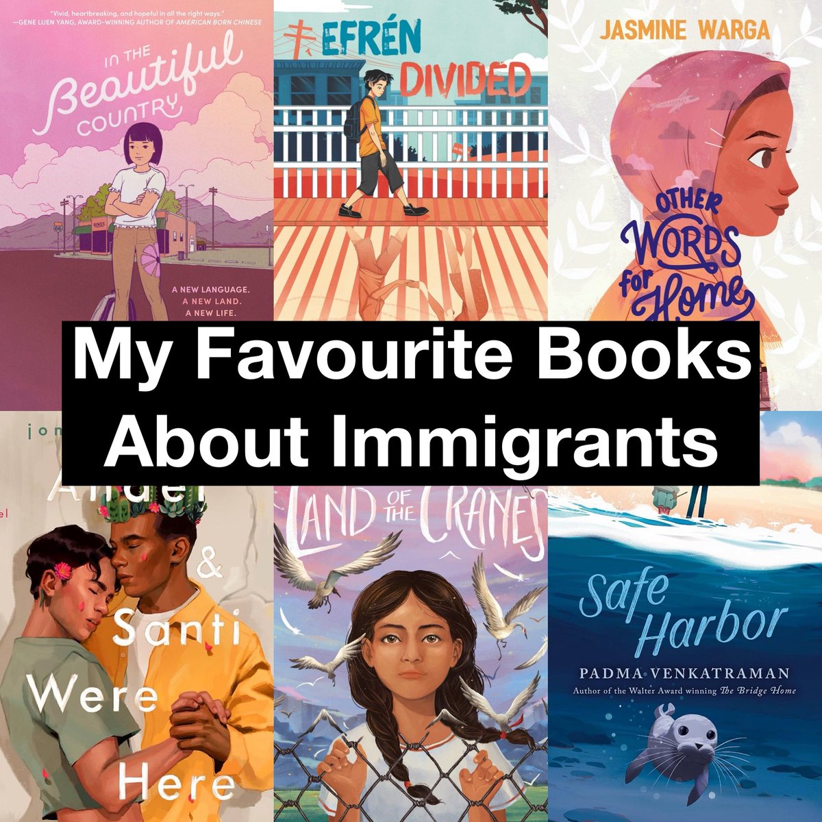 In the wake of the ICE raids that have been happening lately, I wanted to extend my allyship and love towards immigrants so I decided to make a video about my favourite books about immigrants. The link is in my bio