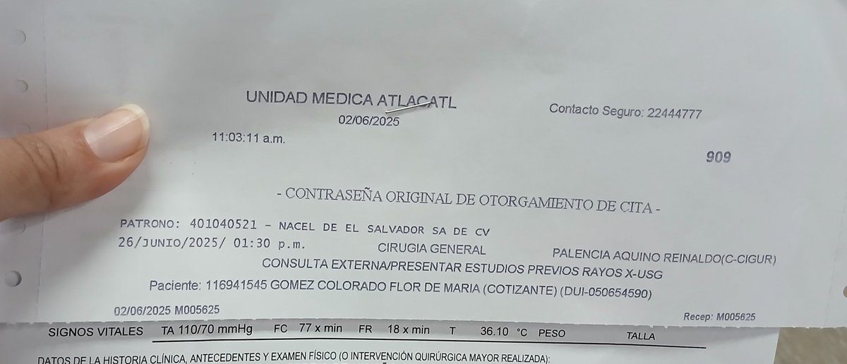 tigrilla503's tweet photo. @isss_gob_sv es inaceptable que no quieran atenderlo a uno solo por qué el médico se tuvo que retirar, entiendo que pueden surgir imprevistos pero debería haber otro doctor para cubrir ya que espera mucho tiempo para estás citas y aparte pide permiso en el trabajo para faltar https://t.co/tlb7VNtHUs