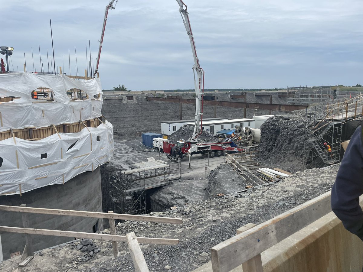 New P&amp;H facility at Picton terminal really taking shape. Slip form started going up Monday morning, should be at 140’ and ready for tops Monday afternoon (yes, this coming Monday)