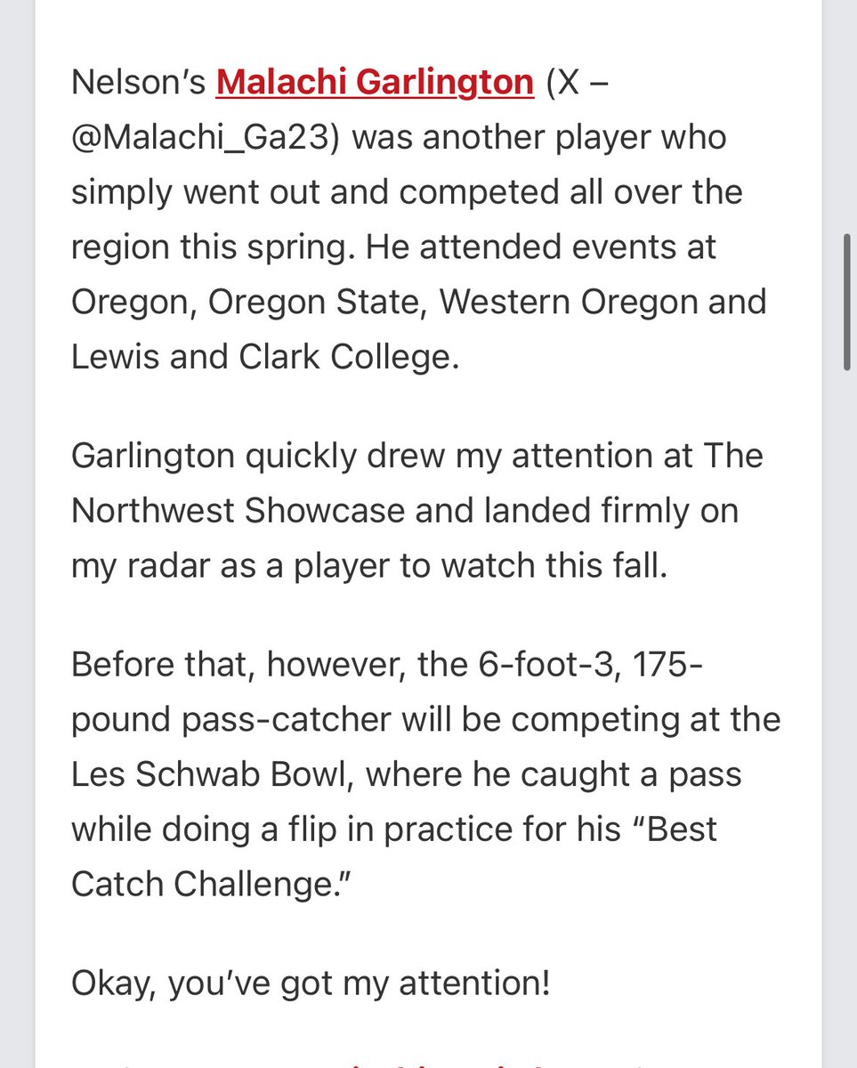 Malachi Garlington (@malachi_ga23) on Twitter photo Thank you <a href="/AndrewNemec/">Andrew Nemec</a> for the write up more to come this season we just getting started. Thank you <a href="/AndrewNemec/">Andrew Nemec</a> for the write up more to come this season we just getting started.