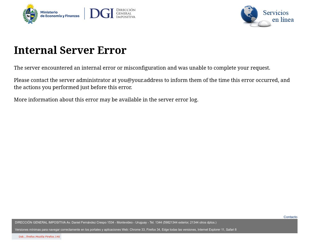 Justo hoy, cuando se comienza con la #declaraciónjurada de #IRPF la aplicación de #DGI da error. Estaba ingresando los datos para confirmar la declaración y enviarla cuando se colgó
Y a la hora que finalizan atención telefónica 1545!
Son unos fenómenos, <a href="/mef_Uruguay/">Ministerio de Economía y Finanzas</a>!
<a href="/Canal4_UY/">Canal 4</a>