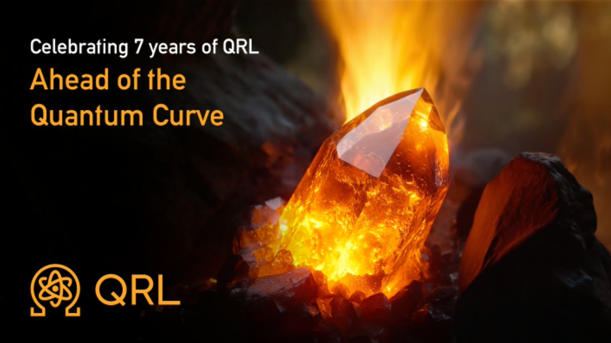 QRLedger's tweet image. Seven years ago, on June 26, 2018, Quantum Resistant Ledger (QRL) mainnet was released.
From day one, our mission was both clear and visionary: to create a blockchain secure against future quantum computing threats.
While others were skeptical or dismissive...we knew this was…