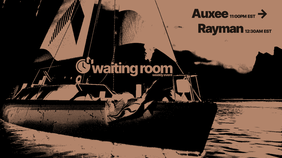Waiting Room

Thursday || June 26th
11PM EDT || 5AM CEST