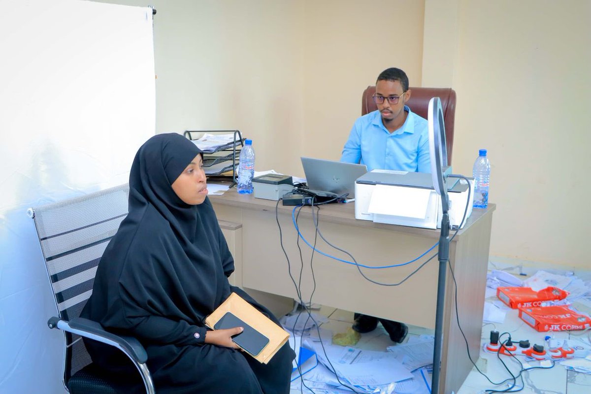 📢 Exciting updates from the NIRA branch in #Laascaanood! 

We're actively registering citizens and issuing ID cards. During the Somali Independence Week, our dedicated team is here to serve the SSC-Khaatumo community diligently!