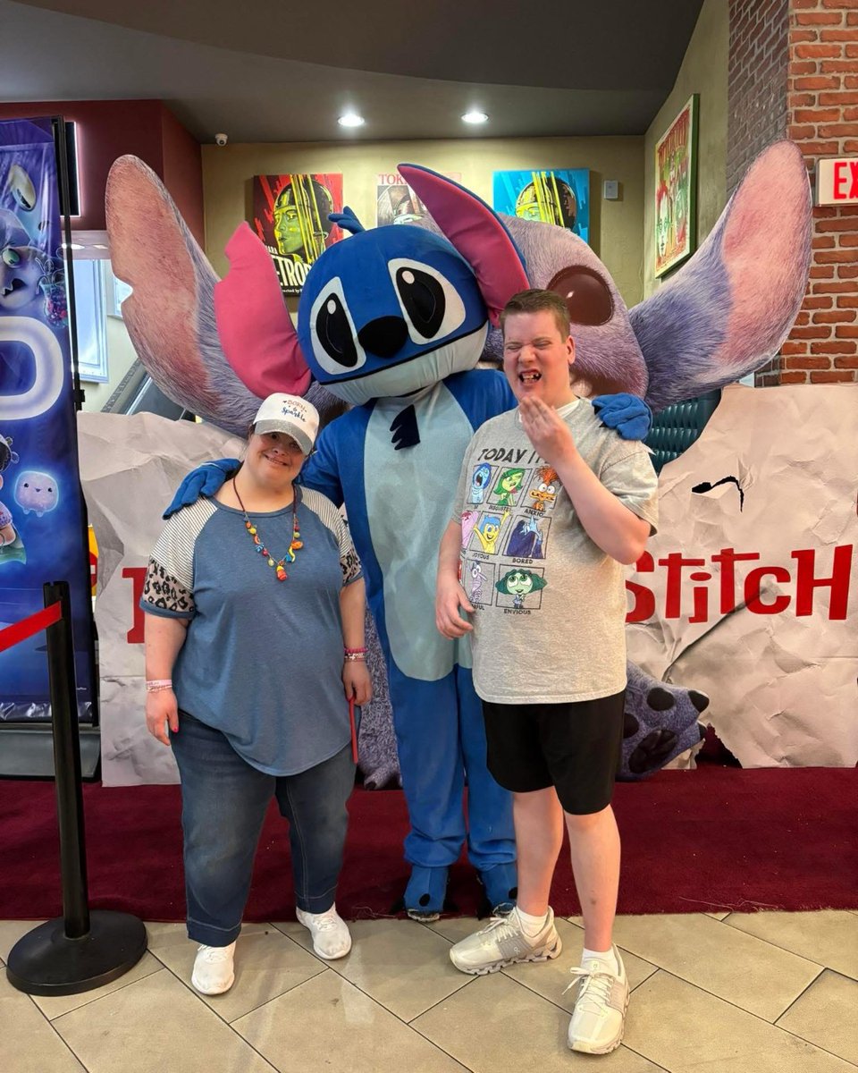 COINATIONAL's tweet image. Rebecca and Josh had a blast watching the new Lilo &amp;amp; Stitch movie, sharing smiles, laughs, and a great time! 🌺🎬 

#MovieNight #InclusionInAction #CommunityFun