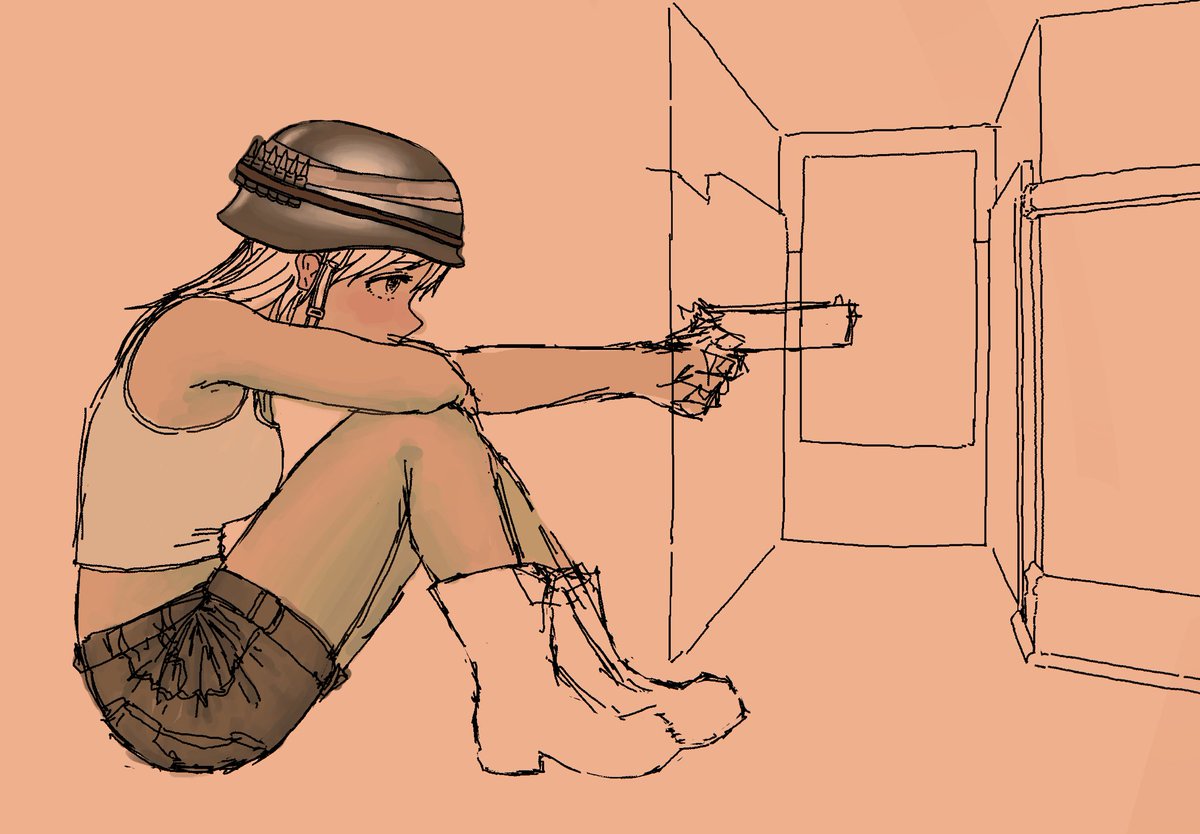 rough overlapped by a sketch of my apartment