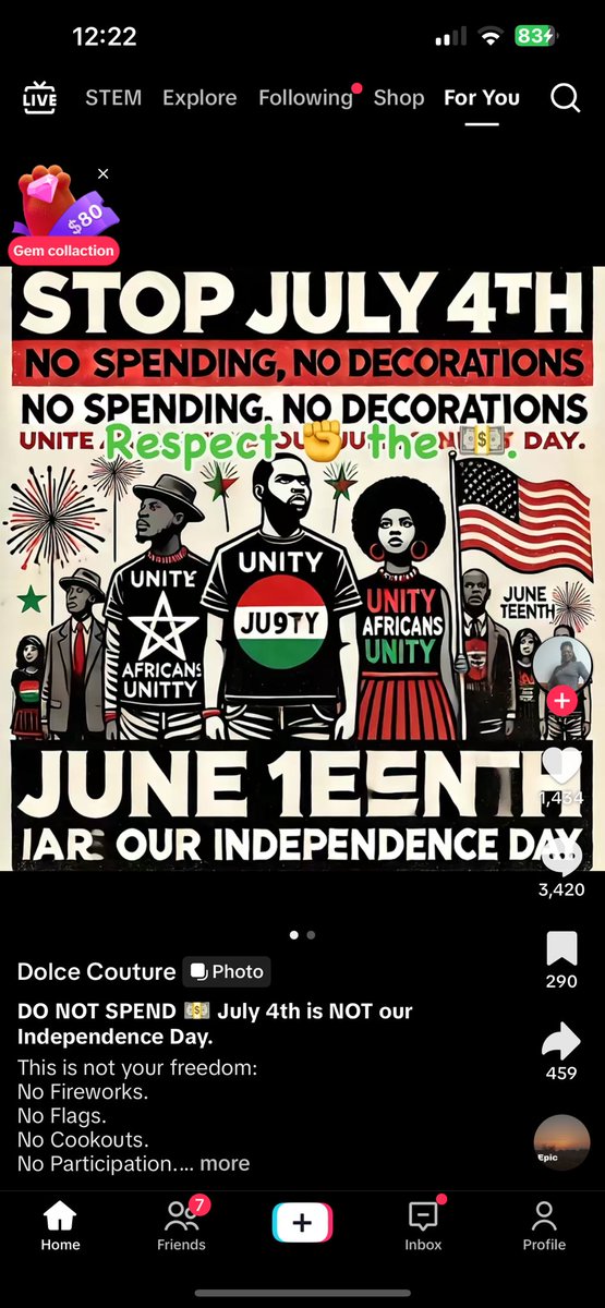 FYI This is the propaganda that is spreading on TikTok… 
Wonder who’s paying to spread it