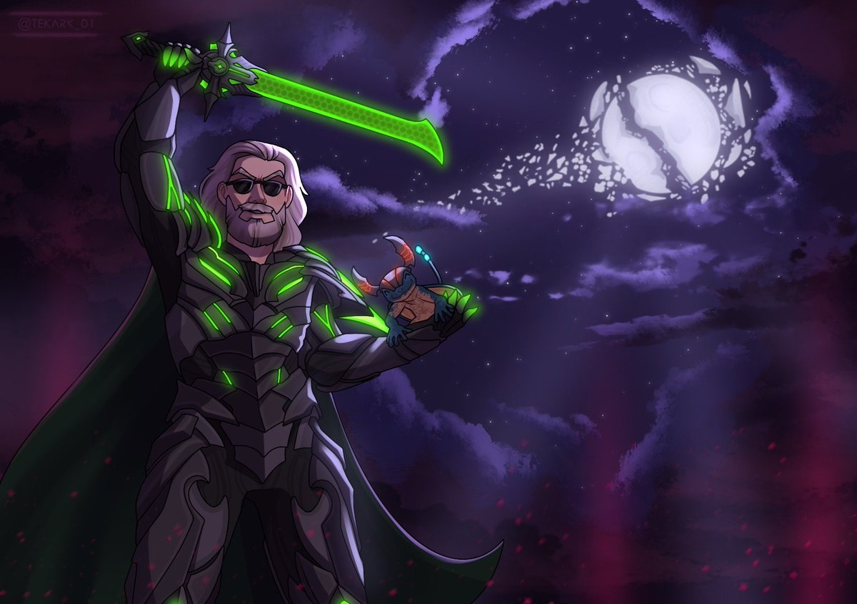 Comms? Comms. Another one for <a href="/BlockBeam101/">BlockBeam101</a> 
Arat prime won't know what hit it.

Can I now be considered the first to draw the Dark TEK suit? 

#arkart #arkfanart #playark #survivetheark