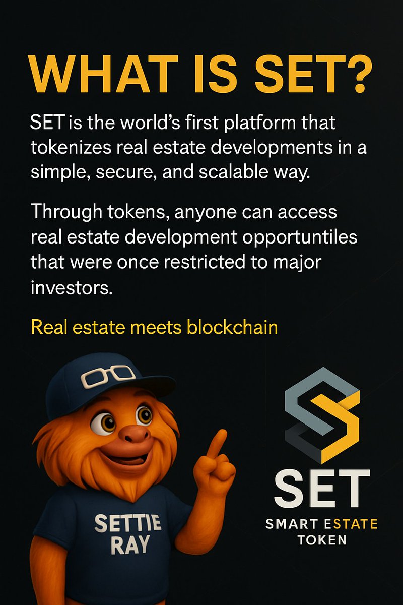 SET - Smart Estate Token (@estate_set) on Twitter photo 