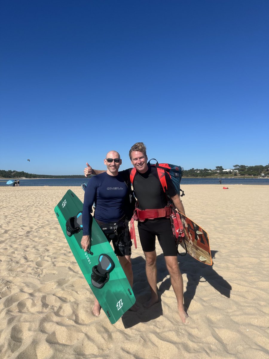 Three years in the making.

Kiting with ⁦<a href="/DominikTornow/">Dominik Tornow</a>⁩