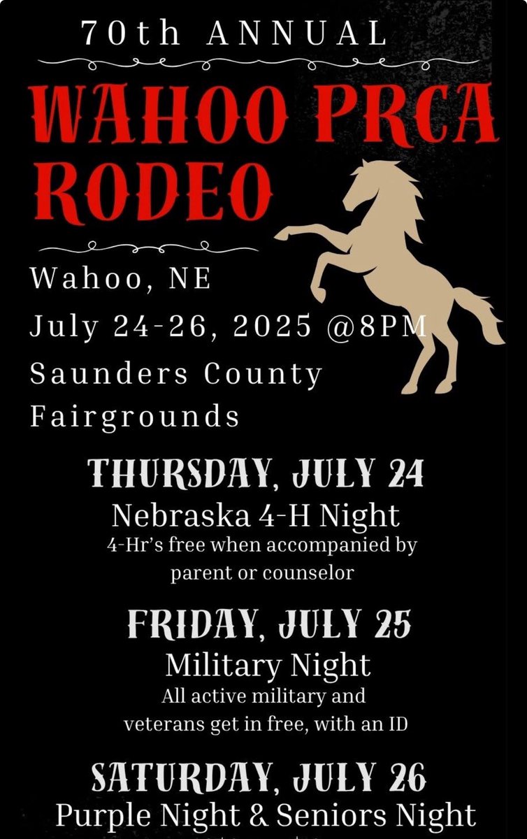 Wahoo Saddle Club (@wahooprcarodeo) on Twitter photo 