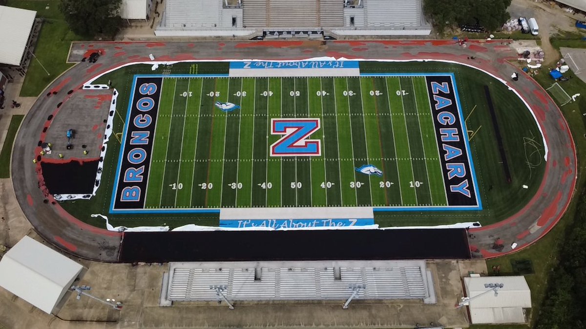Simpson Sports Engineering (@ssesportseng) on Twitter photo Excellent progress underway at the Zachary High School track—full-pour track surfacing is currently being installed!
#sportsconstruction #running #track Excellent progress underway at the Zachary High School track—full-pour track surfacing is currently being installed!
#sportsconstruction #running #track