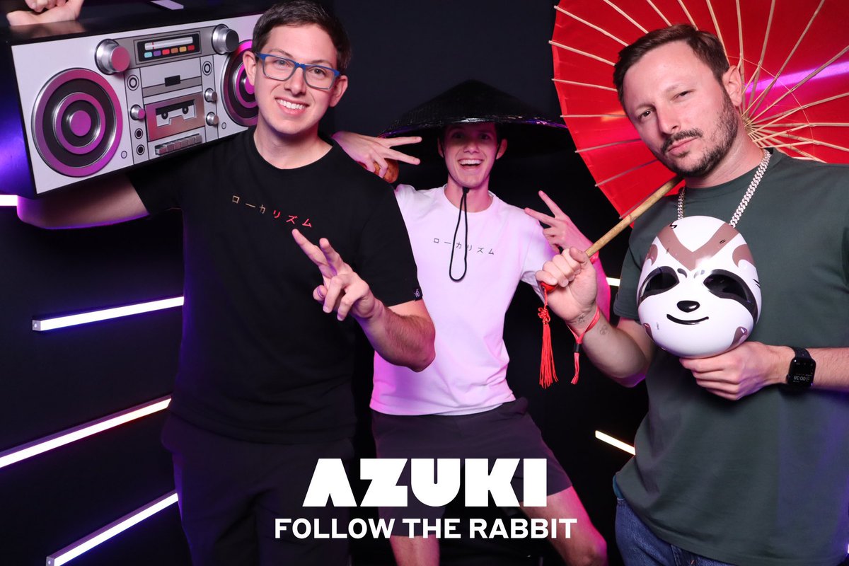 Ain’t no party like an <a href="/Azuki/">Azuki</a> party ⛩️

With <a href="/a_raving_ape/">A Raving Ape 🟡</a> and <a href="/BRYTE_APE/">BRYTE</a> of course