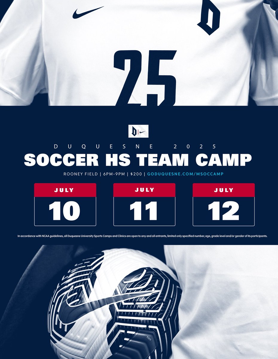 𝟐 𝐰𝐞𝐞𝐤𝐬 𝐚𝐰𝐚𝐲!

🗓️: July 10-12
⏰: 6pm-9pm
📍: Rooney Field

Register: bit.ly/42xlzND