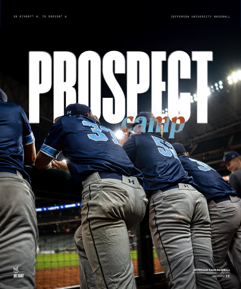 Thomas Jefferson University Baseball (@jeffersonbsb_) on Twitter photo ๐๐๐ฆ๐ฉ ๐๐๐๐ฌ๐จ๐ง โพ๏ธ 
High school players (2026โ2028 grads): showcase your skills + get evaluated by the Thomas Jefferson coaching staff.
๐
 July 30th
โฐ 8:30am (Pos Player) | 10:00am (PO)
๐ Alumni Field 
Registration:
biturl.top/NNrI3u ๐๐๐ฆ๐ฉ ๐๐๐๐ฌ๐จ๐ง โพ๏ธ 
High school players (2026โ2028 grads): showcase your skills + get evaluated by the Thomas Jefferson coaching staff.
๐
 July 30th
โฐ 8:30am (Pos Player) | 10:00am (PO)
๐ Alumni Field 
Registration:
biturl.top/NNrI3u
