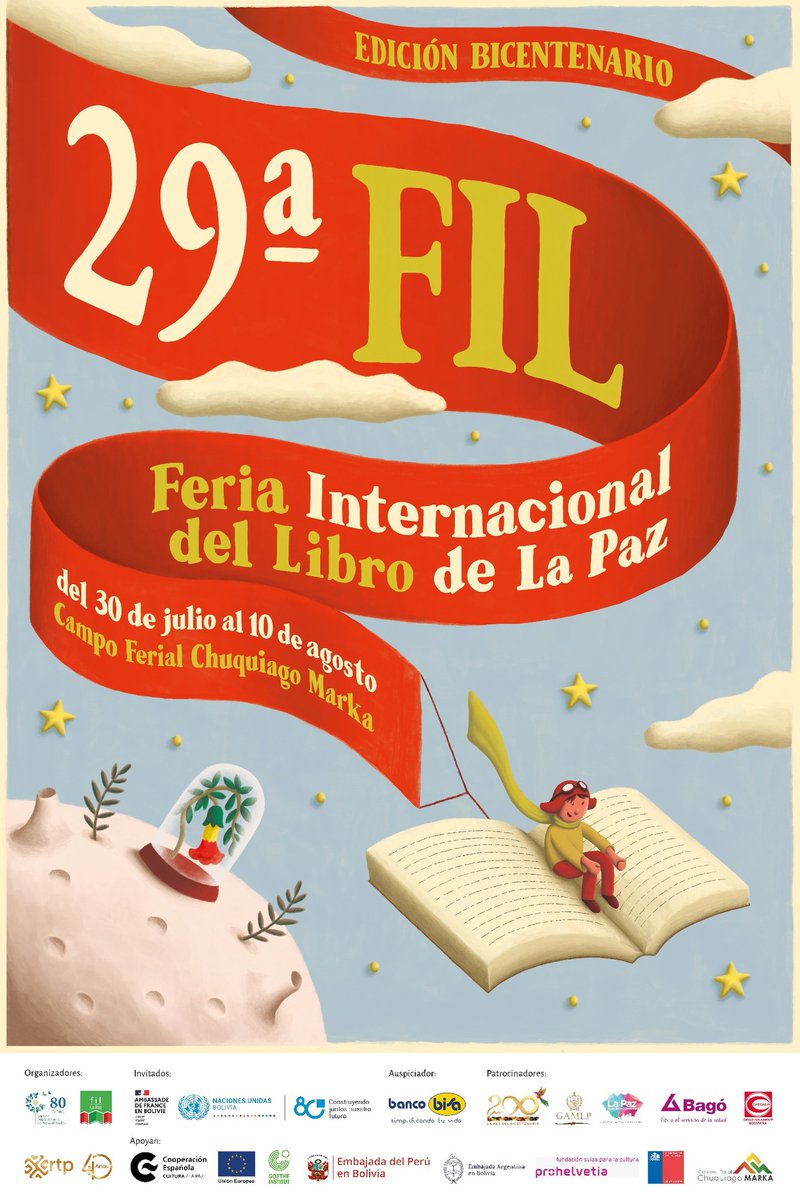 📚 ¡Muy pronto será la 29ªFeria Internacional del Libro de La Paz, edición Bicentenario! 🇧🇴

<a href="/ONUBolivia/">ONU Bolivia</a>, como institución invitada y conmemorando los 80 años de Naciones Unidas🇺🇳, fue parte del lanzamiento de este evento que rendirá homenaje a la lectura, la palabra y la cultura