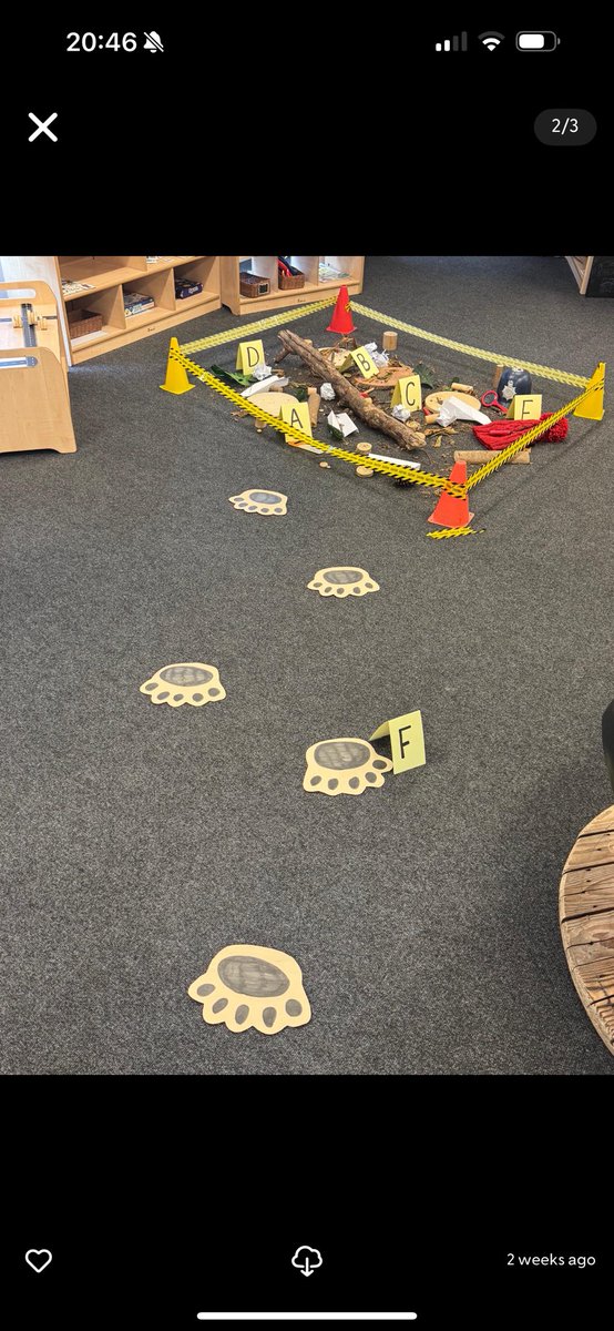 Miss_Keith_EYFS's tweet photo. It began with an in depth look at a real barristers wig, and the role of a barrister. Then, came the crime scene hook. Next, an investigation into alibis. After that, some paper aeroplanes. Finally, CCTV footage of the suspect and an interview with the culprit. https://t.co/VOTBY35keV