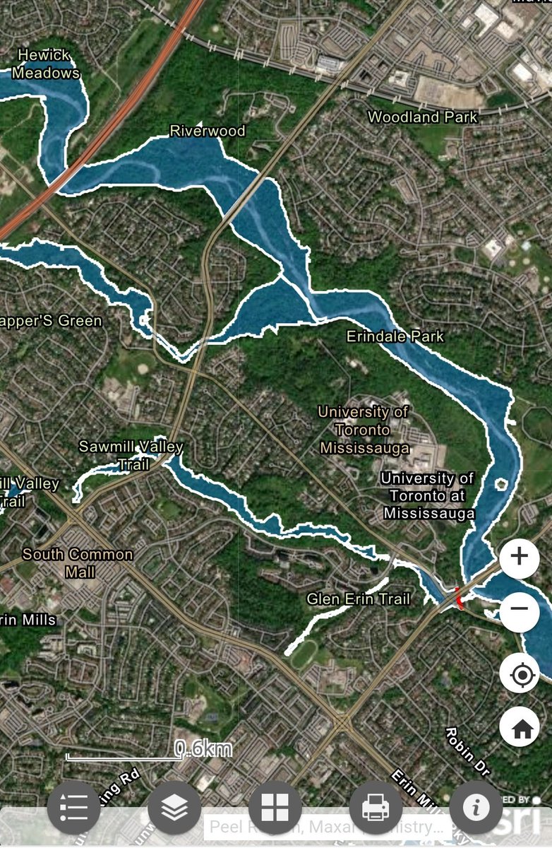 FLOODPLAIN MAP VIEWER:
"When you open the application, a boundary line outlines Credit Valley Conservation's jurisdiction" incl #CreditRiver 🏞 🗺🔍
Example: