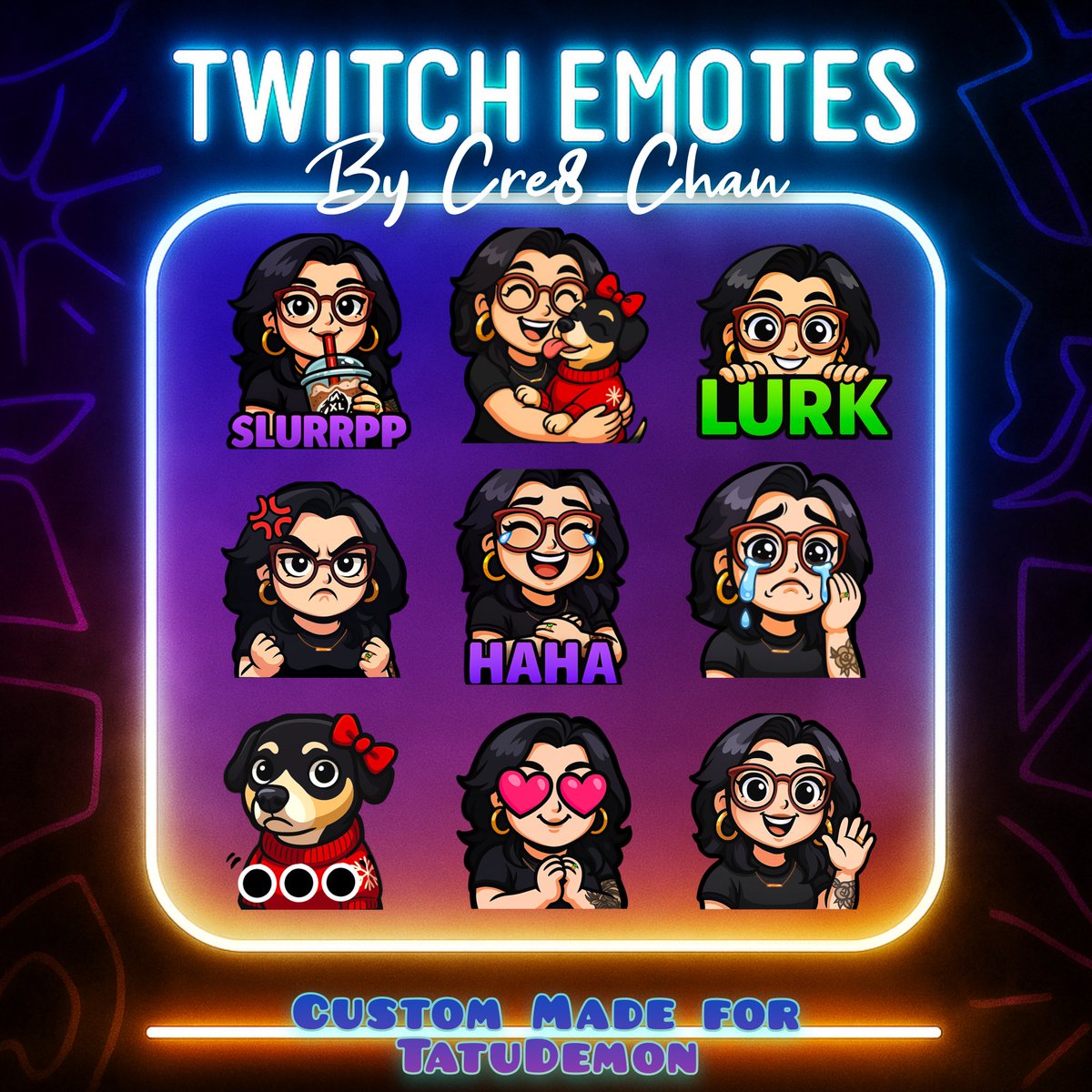 cre8_chan's tweet photo. 🌸Heyo!🌸 It's been a min! Just an update, I am back online and I've started an Emote-Making business for myself! So if you or anyone you know are interested in custom emotes, I'M RIGHT HERE BABYYYY! 👀🫡 Commission is open! 🎨 Don't forget to checkout my new LinkTree in bio! https://t.co/IAHuaJ0rQd