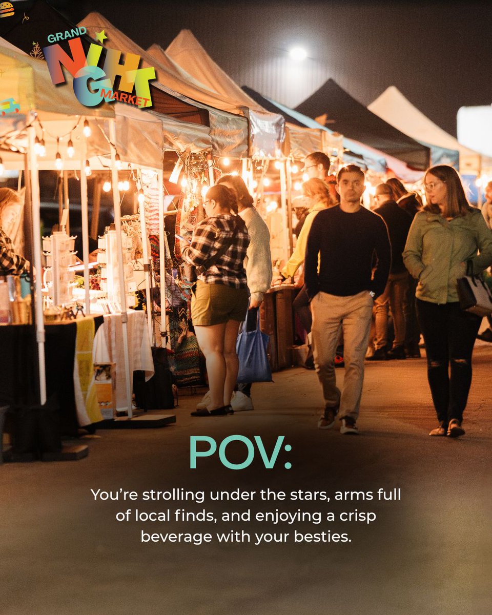 Kick off the weekend at The Grand Night Market this Friday, June 27 with a beer in hand, food truck eats, and good vibes only.

Join us from 5–10 PM on 78 Ave between 99 &amp; 100 St! It's free and everyone's invited!

#YEGNightMarket #ExploreEdmonton #YEGEvents #SupportLocalYEG