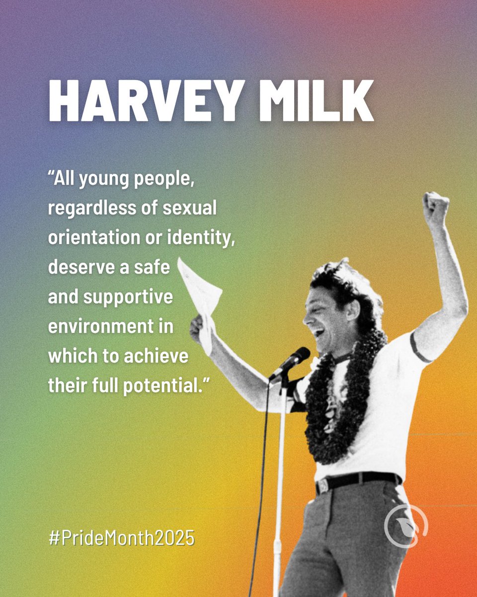 SFFNY's tweet image. 🏳️🌈 Today, we’re celebrating Harvey Milk — one of the first openly gay elected officials in the United States.
Elected to the San Francisco Board of Supervisors in 1977, he used his platform to advocate for queer rights, anti-discrimination policies, and broader social justice…