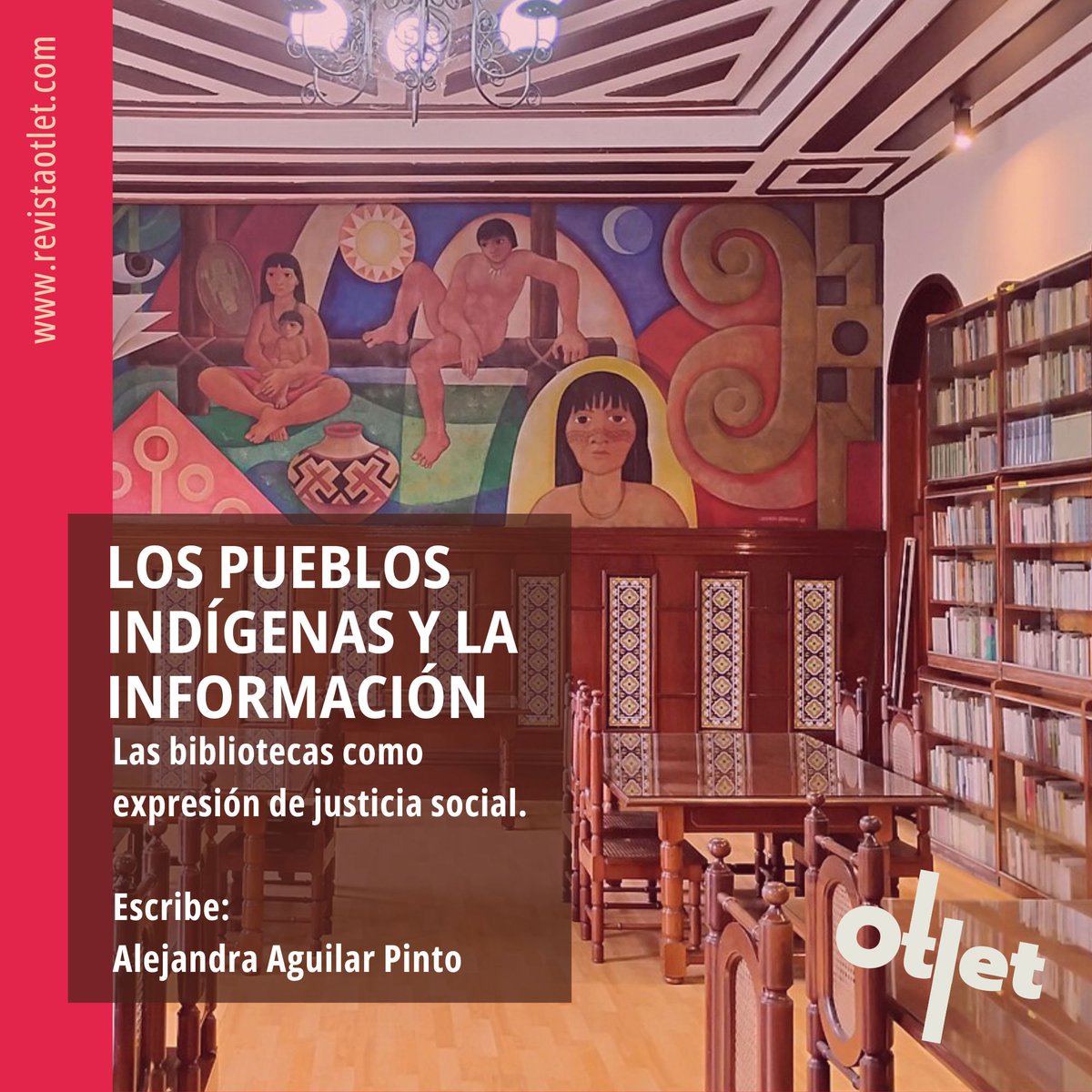 La creación de entidades u organizaciones que permitan el registro, organización, recuperación-rescate y almacenamiento de sus creaciones intelectuales, artísticas y culturales es clave para la existencia y proyección de su cultura.

revistaotlet.com/los-pueblos-in…
