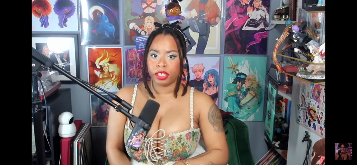 I just wanted to say Princess Weekes looks very pretty in her latest YouTube video, You Can’t Separate Harry Potter from JK Rowling. 

If y’all are interested in video essays or listening to Black Women media critics I thoroughly recommend her channel, 🔗 below 👇🏾