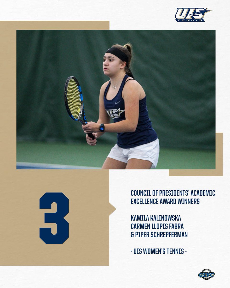 Huge congrats to our three seniors, Kamila, Carmen, and Piper, for earning the GLVC Council of Presidents’ Academic Excellence Award. This honor recognizes their outstanding academic achievement throughout their careers 🎓👏

#WeAreStars | #ProtectThePrairie